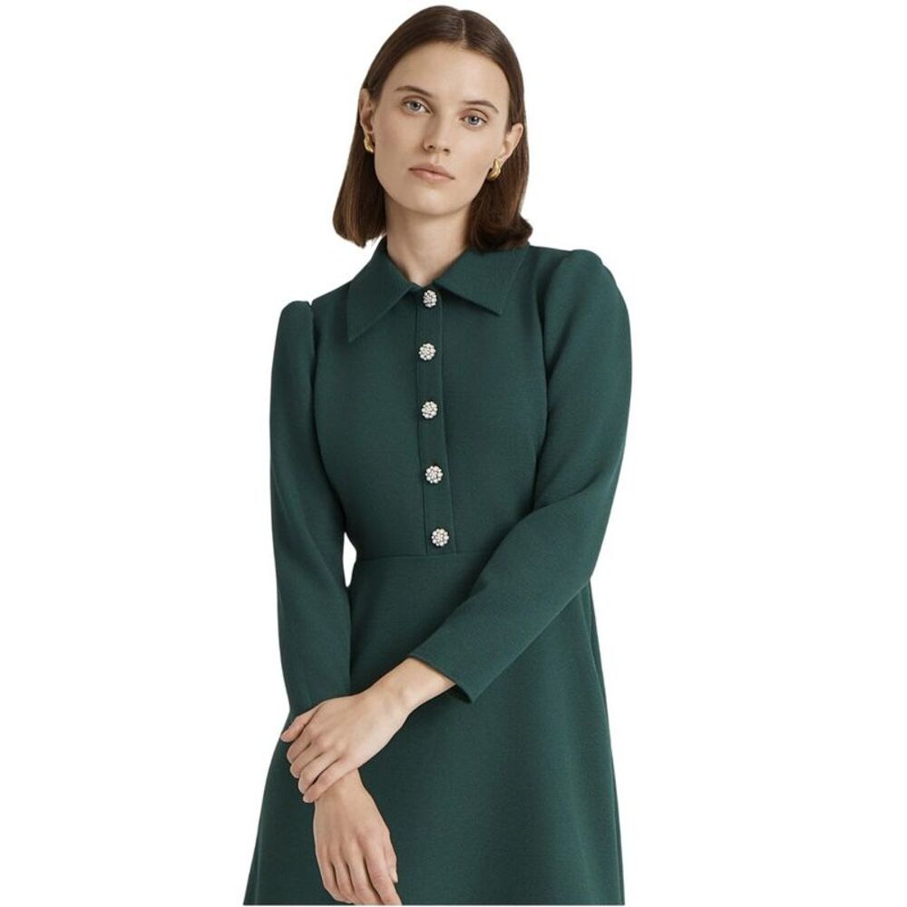 Finery Womens/Ladies Lucia Collared Midi Dress / Bottle Green